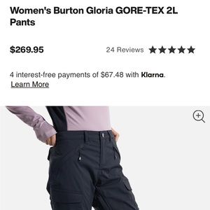 Burton Gloria Gortex 2L Pants